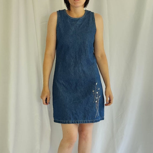 90s/Y2K Denim Mini Dress