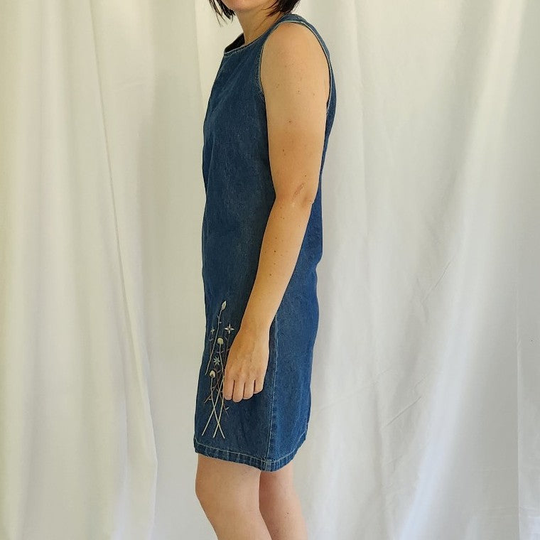 90s/Y2K Denim Mini Dress