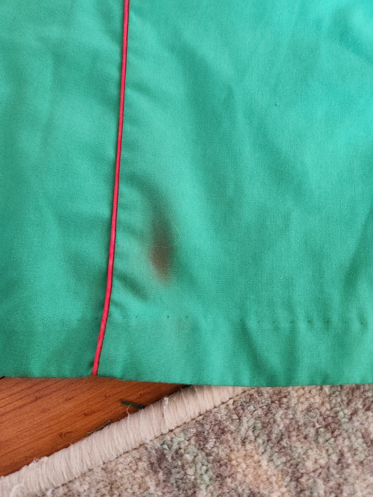 70s/80s Green Button Down Skirt