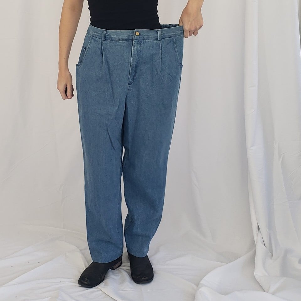 90s City Girl Sport Denim Top and Jeans Set