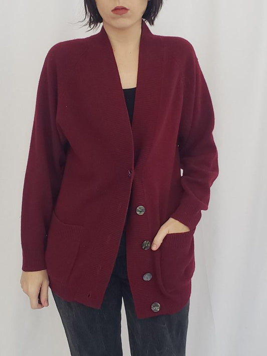 90s Casual Corner Lambswool Cardigan