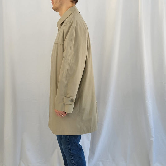 90s Tan Classic Trench Coat