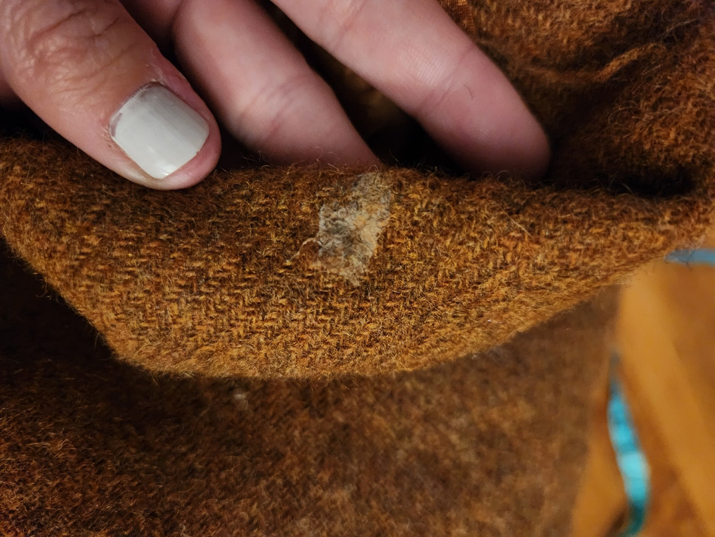 80s Yellow and Brown Wool Suit