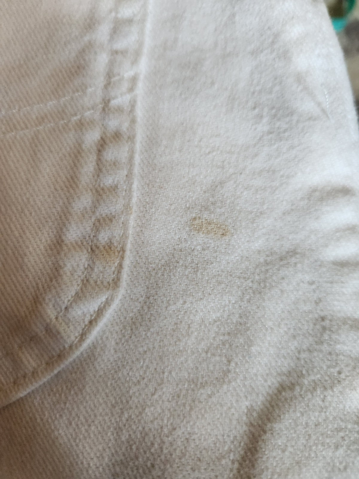 90s Lee White Jeans