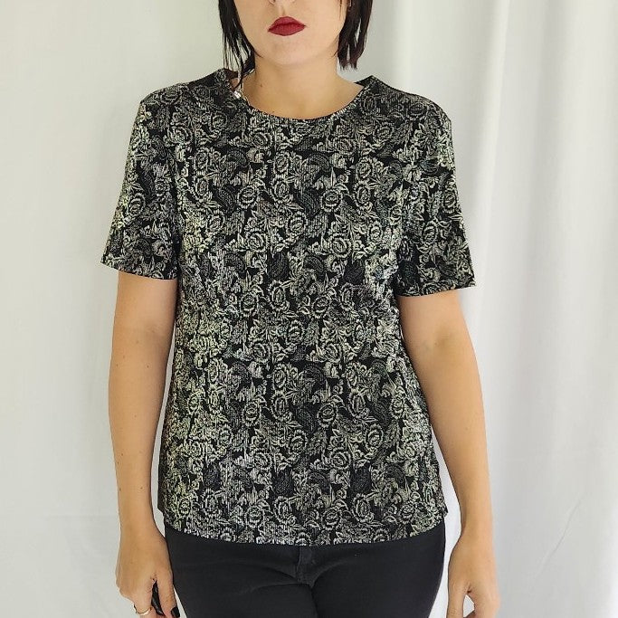 00s Black and Silver Whimsigoth Tee