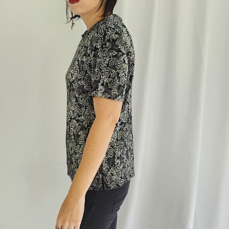 00s Black and Silver Whimsigoth Tee