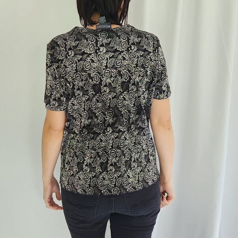 00s Black and Silver Whimsigoth Tee