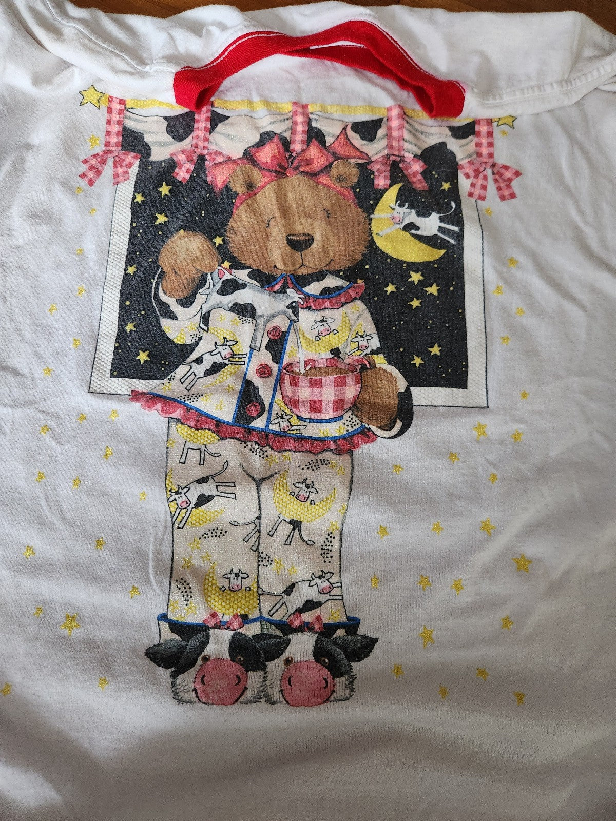 90s Teddy Bear Pajama Shirt