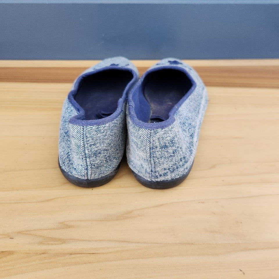 80s/90s Denim Canvas Flats