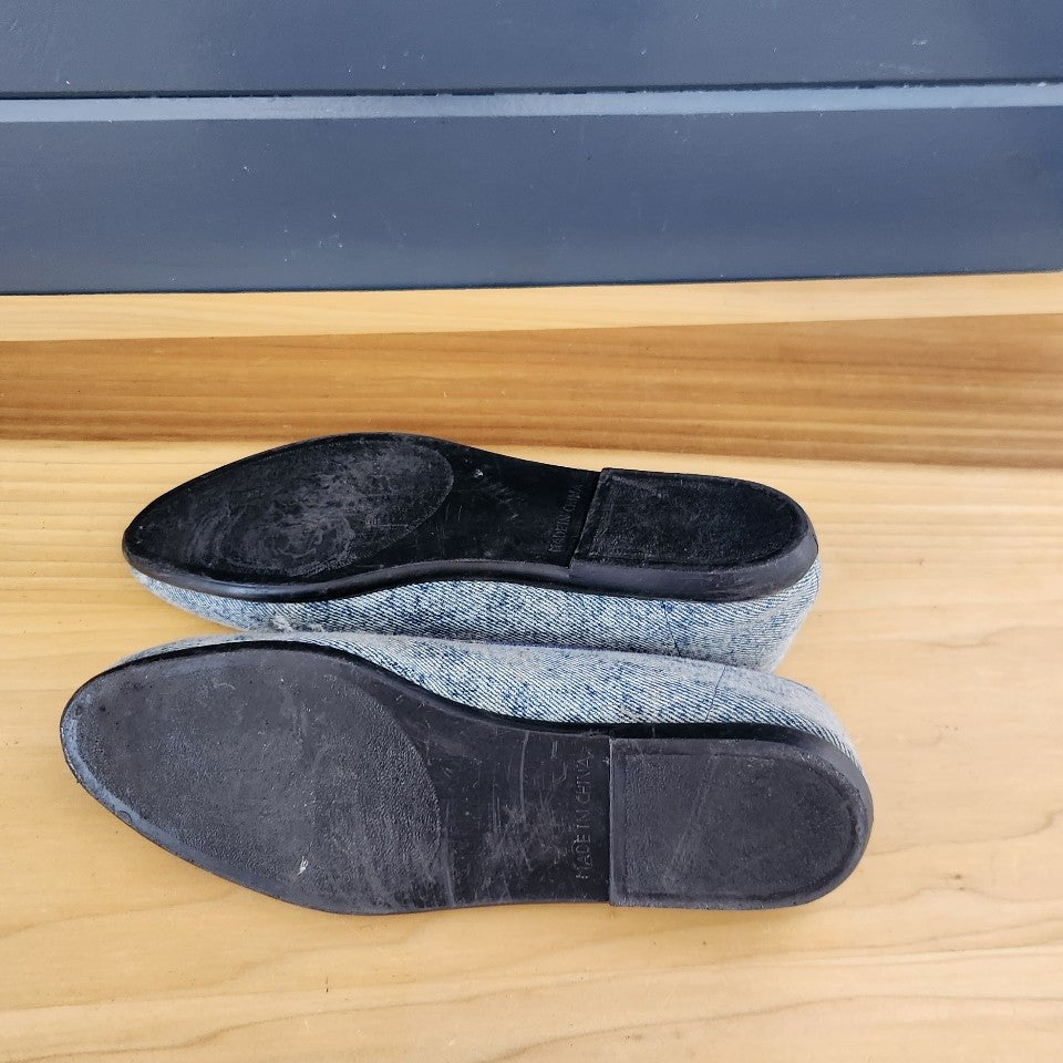 80s/90s Denim Canvas Flats