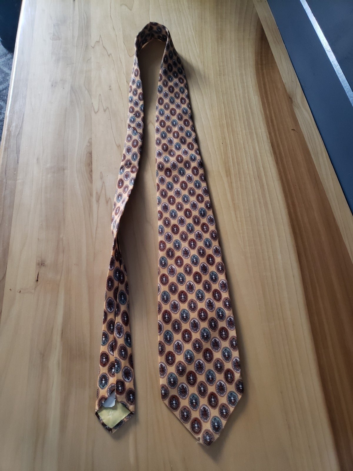 Vintage 80s Saks Fifth Avenue Wool Tie