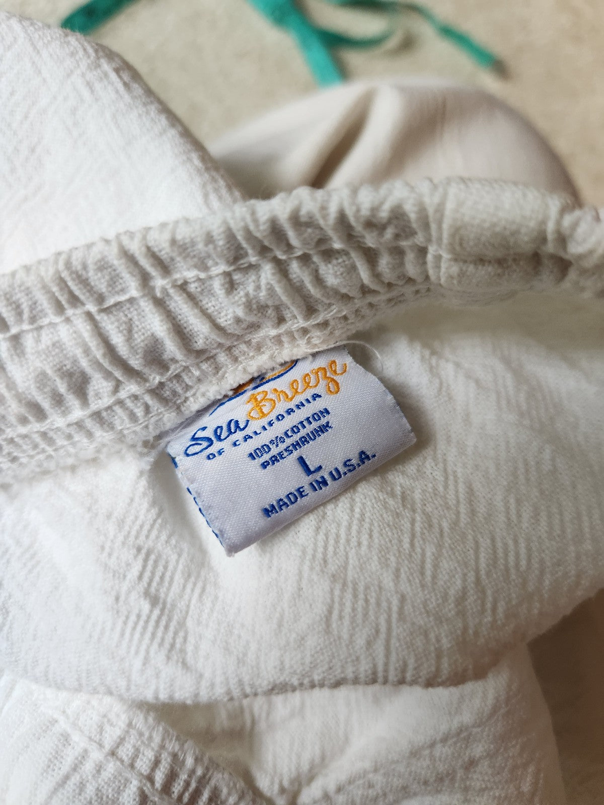 90s/Y2K White Cotton Pants