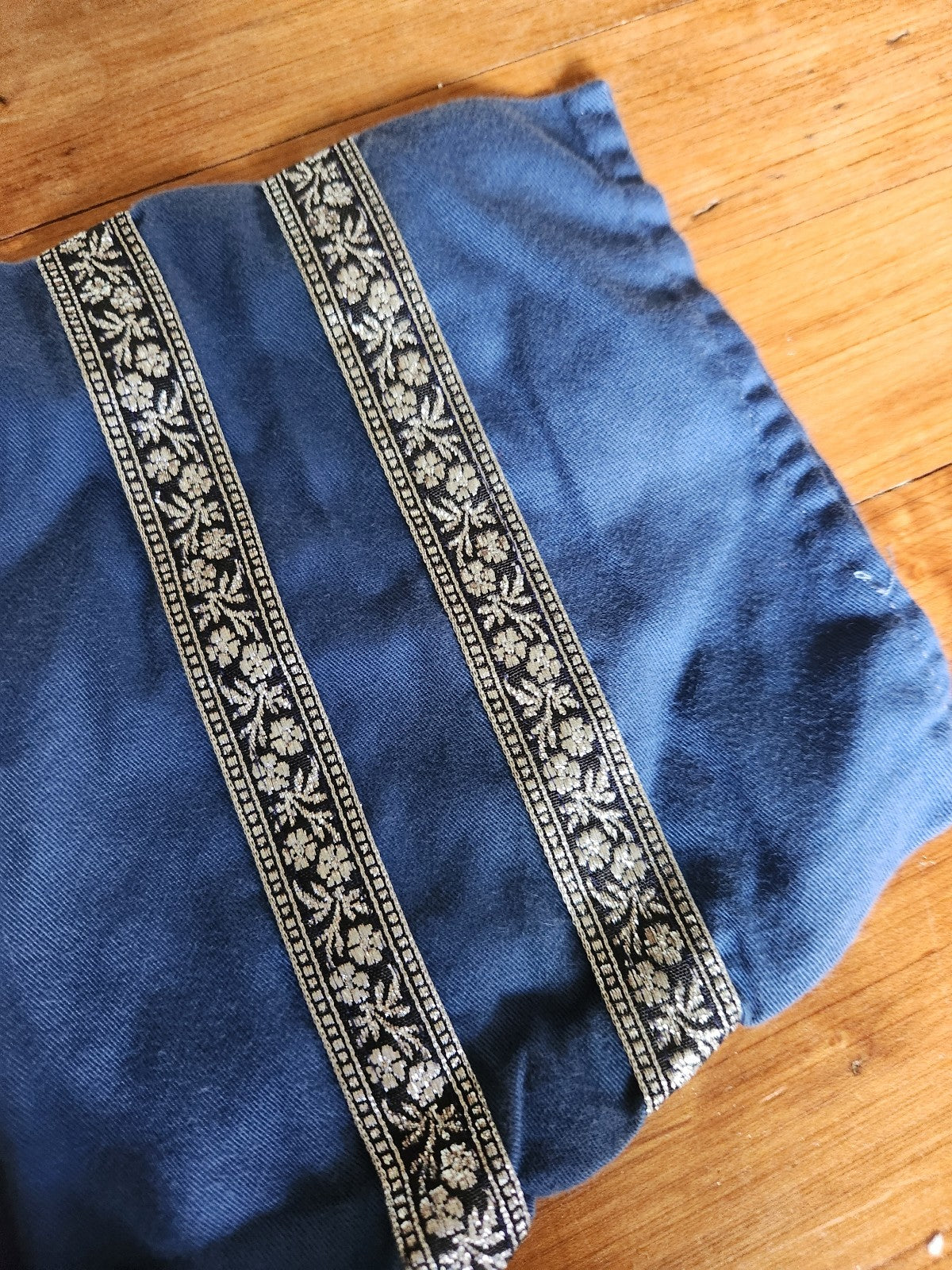 Vintage Homemade Blue Renaissance Fair Dress