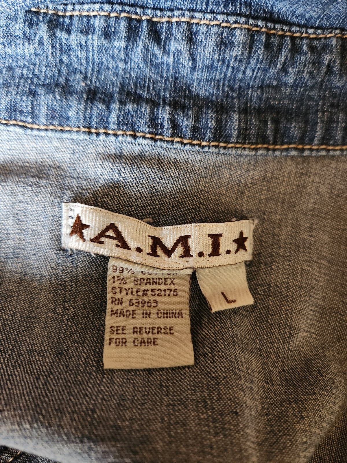 Y2K Snap Front Denim Jacket