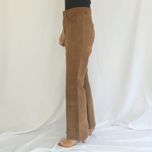 70s Tan Suede Pants