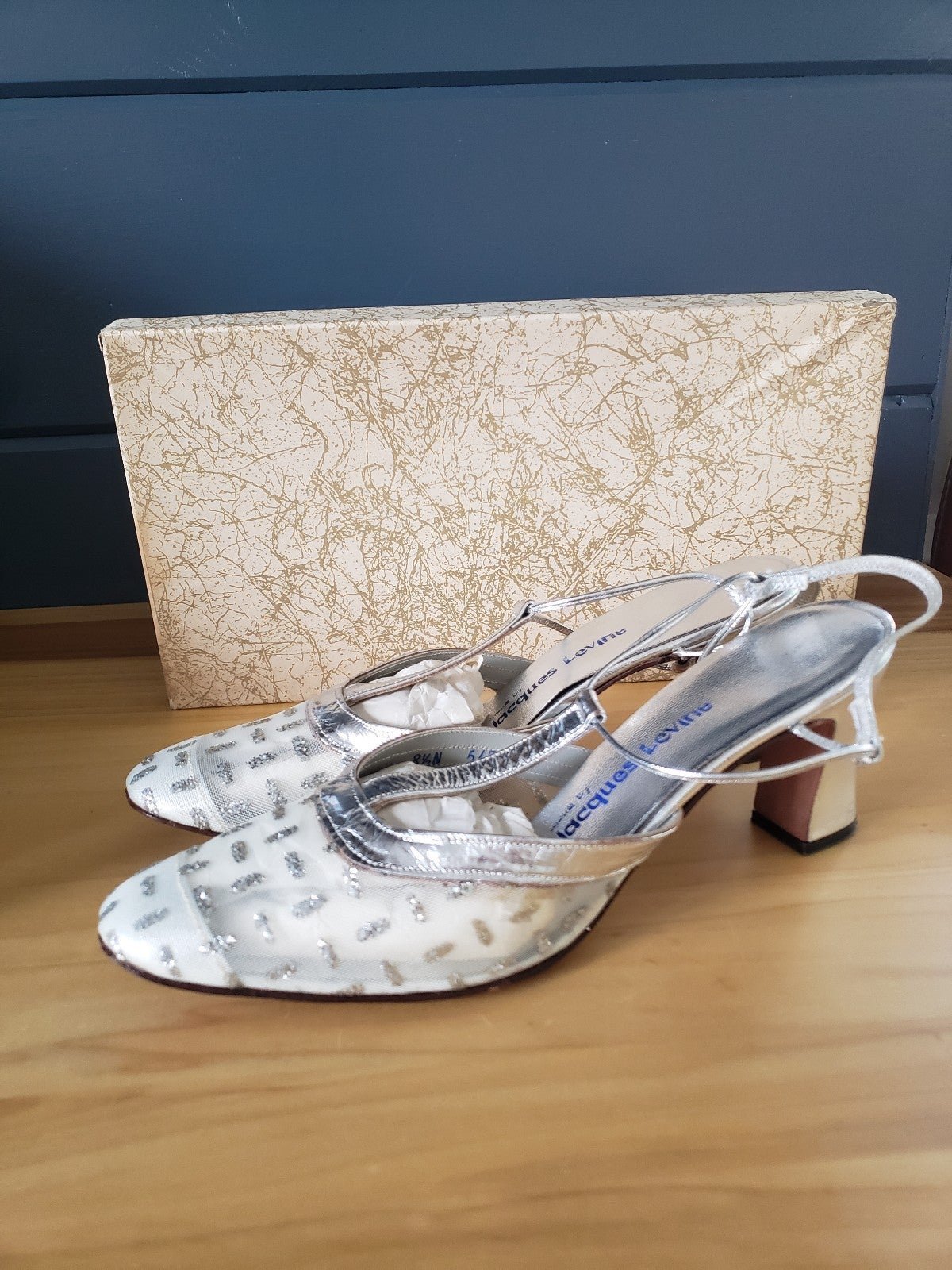 70s(?) Jacques Levine Silver Heels