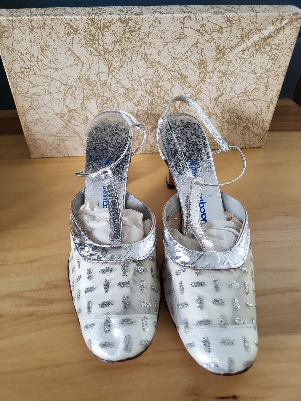70s(?) Jacques Levine Silver Heels