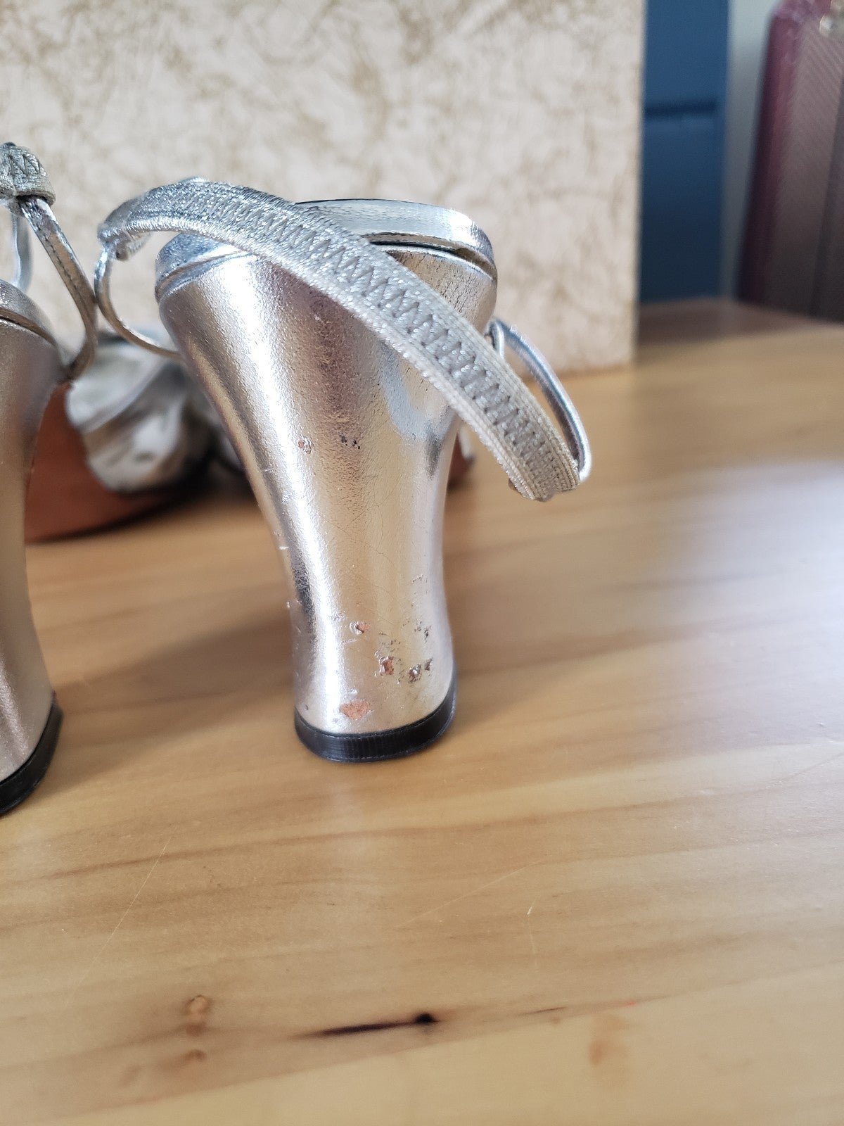 70s(?) Jacques Levine Silver Heels