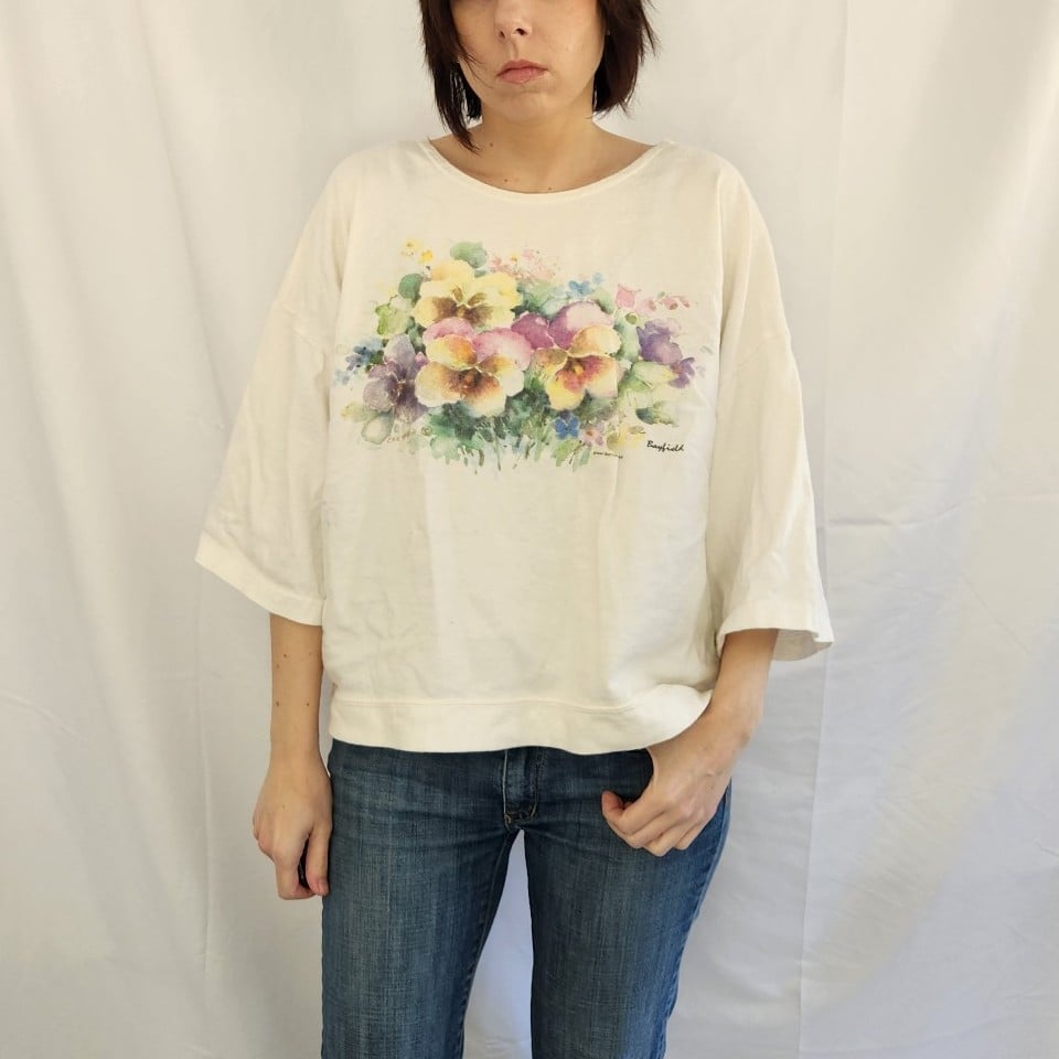 90s Floral Oversize Tee