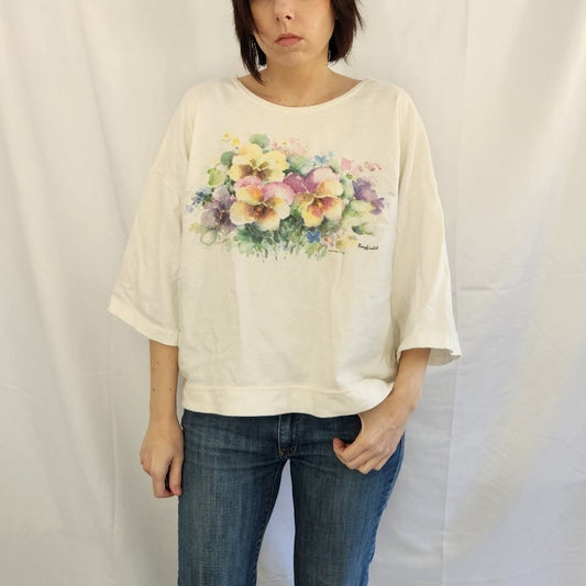 90s Floral Oversize Tee