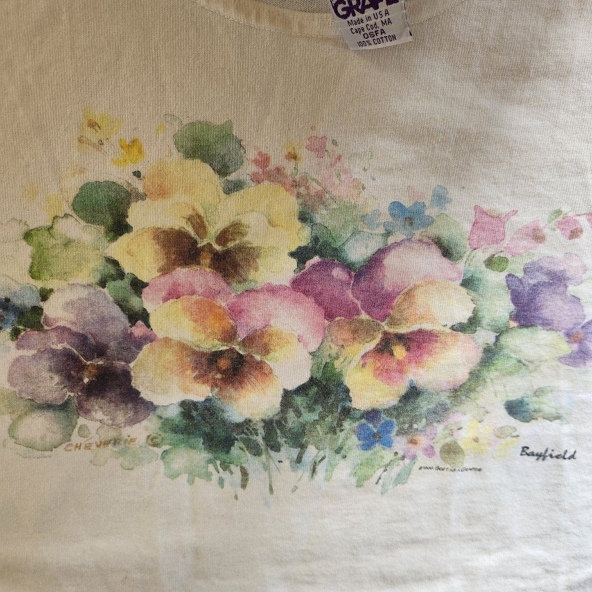 90s Floral Oversize Tee