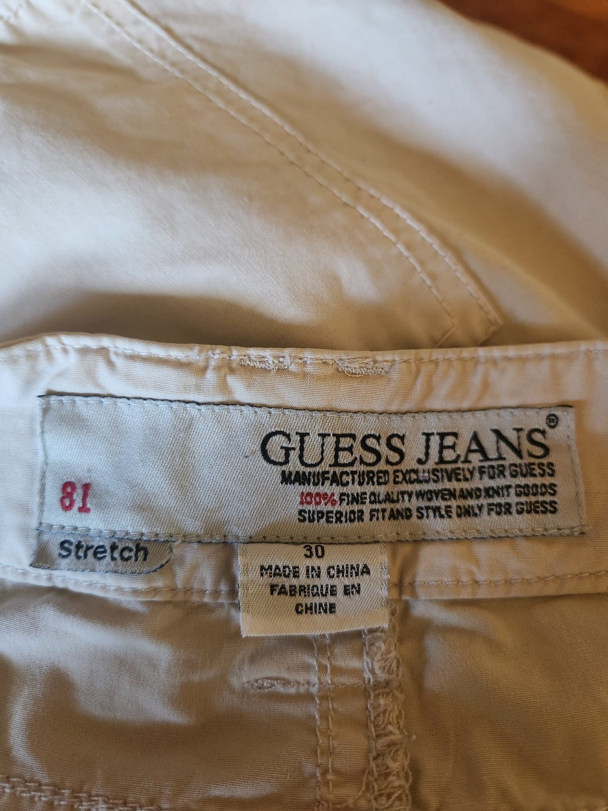 Y2K Guess Khaki Mini Skirt