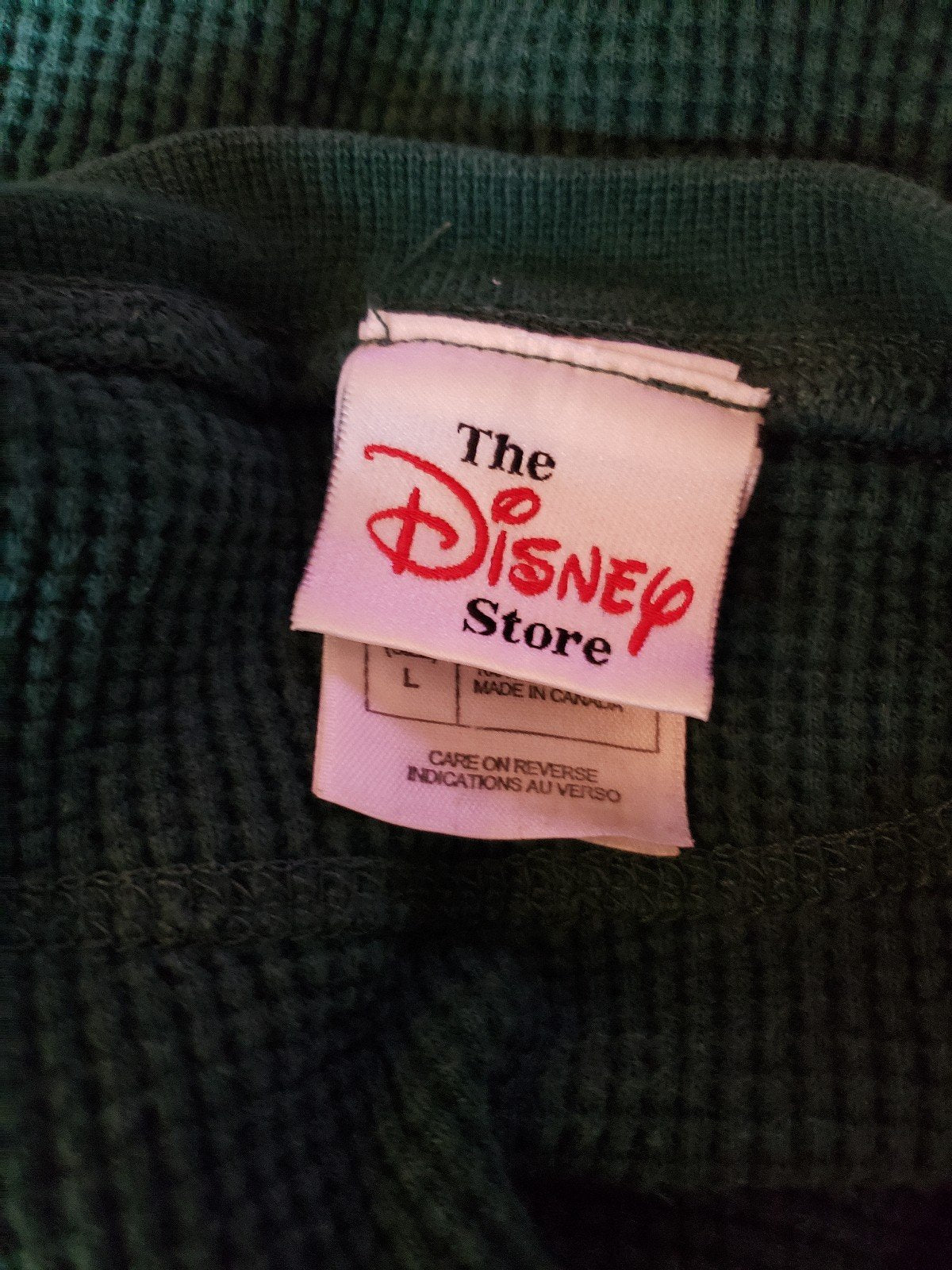 90s Disney Store Tigger Waffle Knit Henley