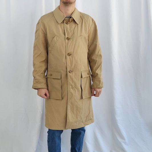 80s Tan Trench Coat