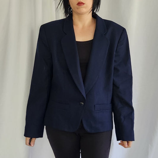 80s/90s Blue Pendleton Blazer