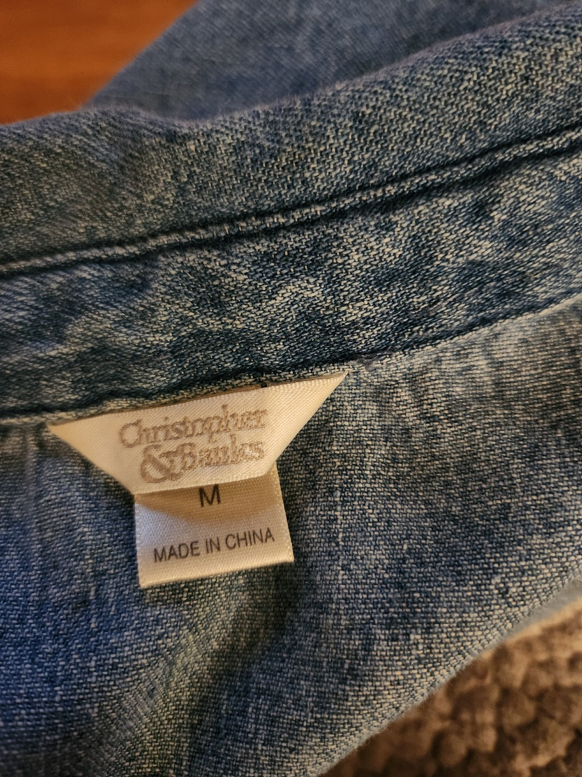 00s Denim Shirt with Penguins