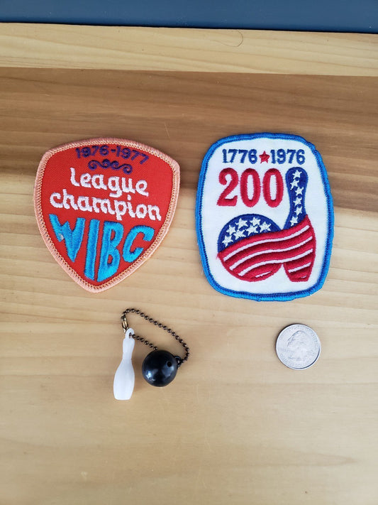 Vintage 70s Bowling Patches