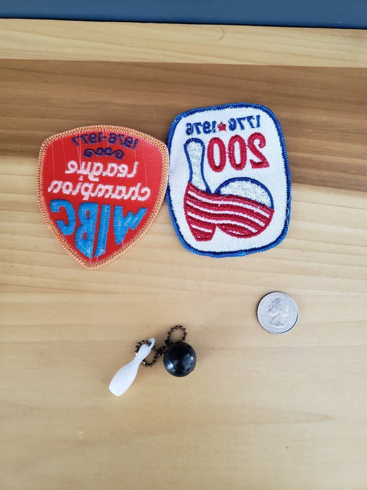 Vintage 70s Bowling Patches