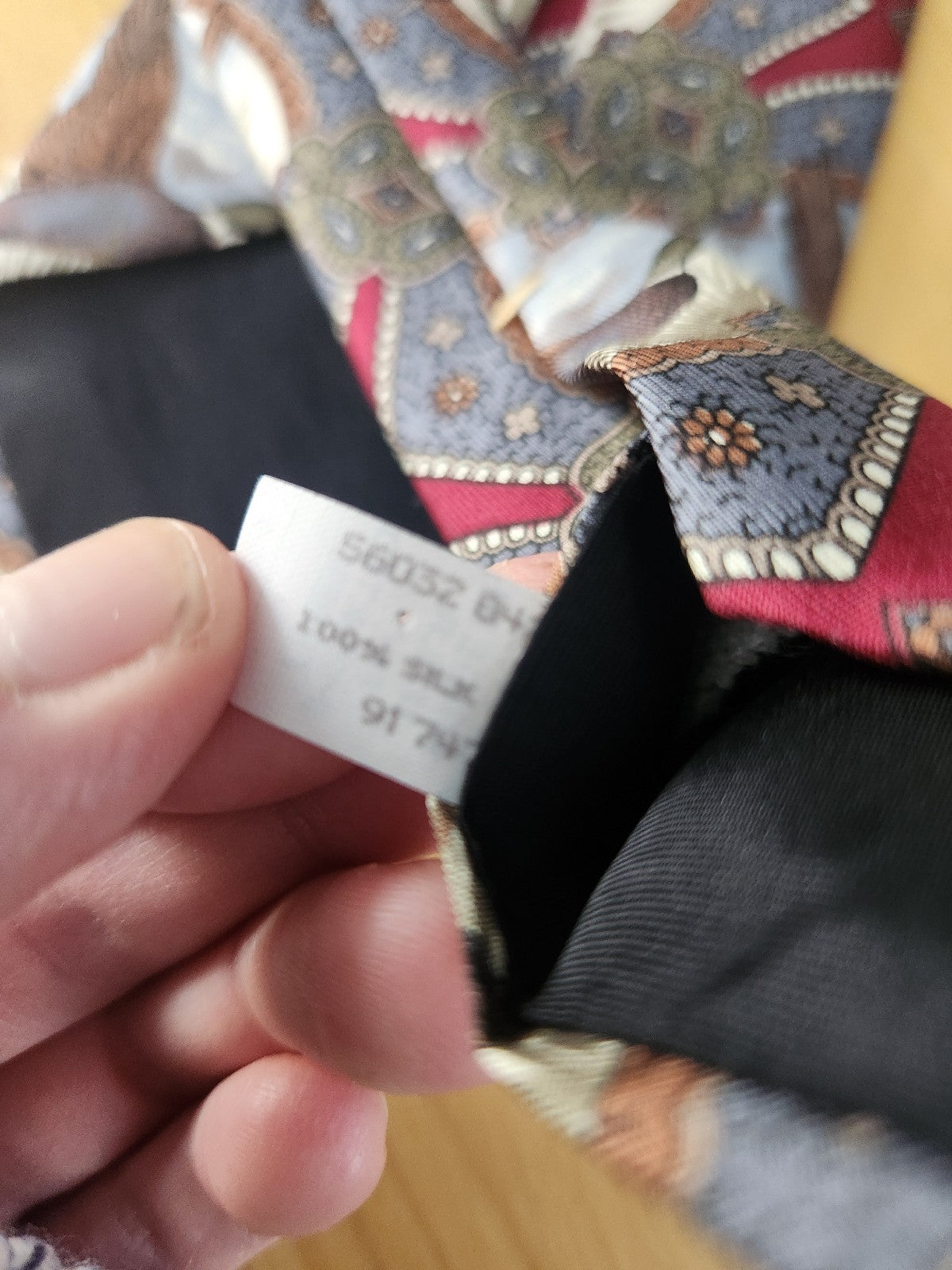 Vintage Silk Duck Theme Tie