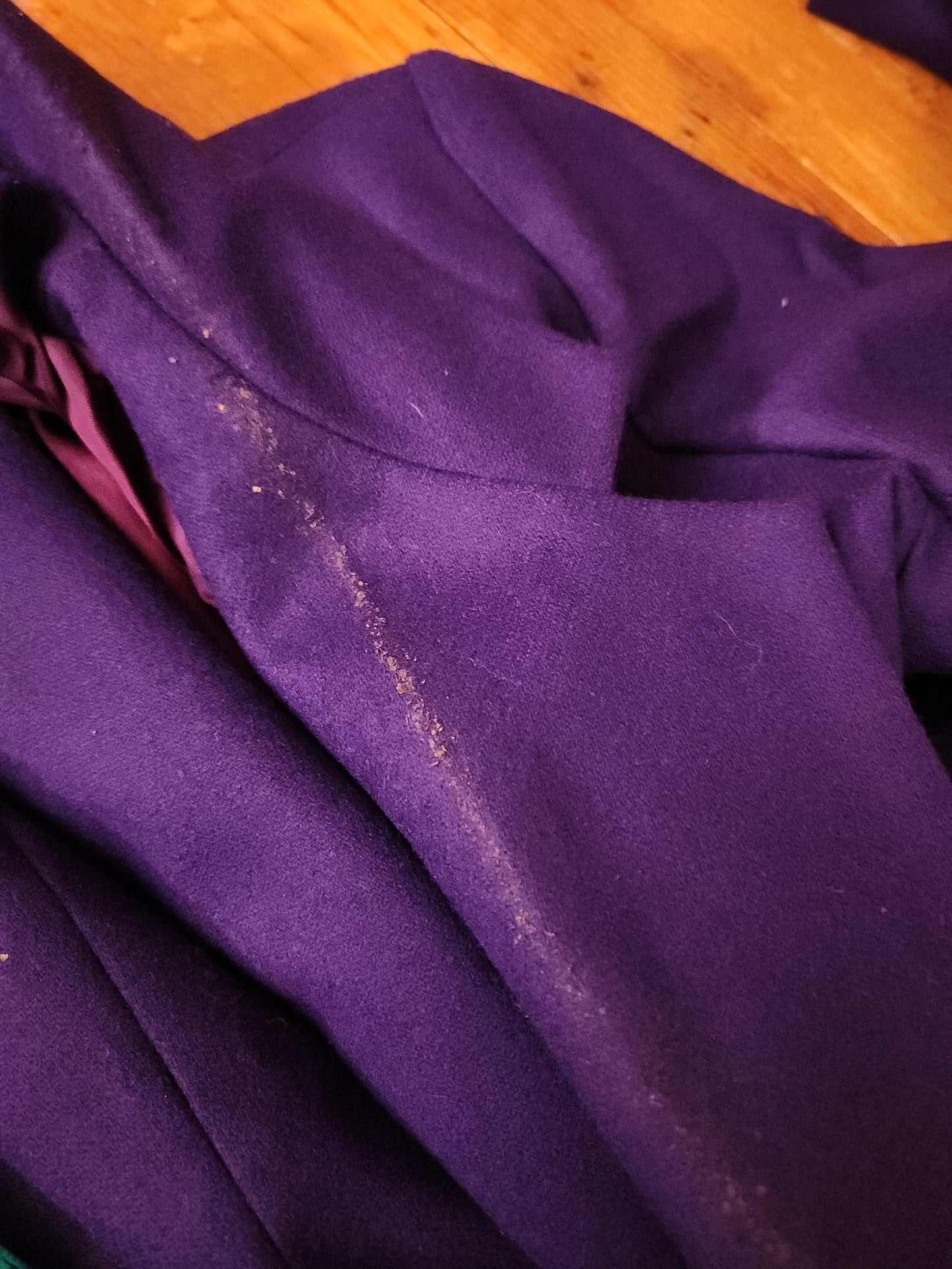 90s Deadstock Purple Wool Blazer