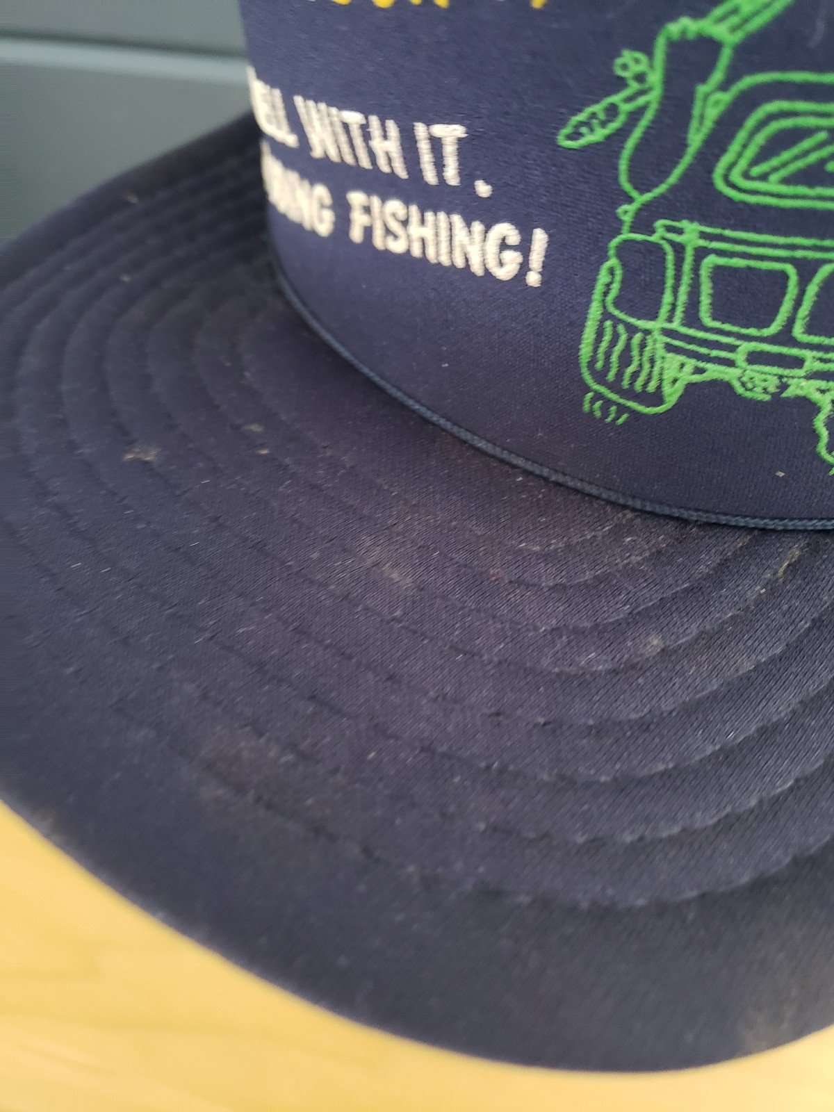 80s Blue Fishing Snapback