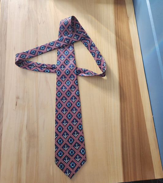 Venezia Anchor Nautical Theme Tie