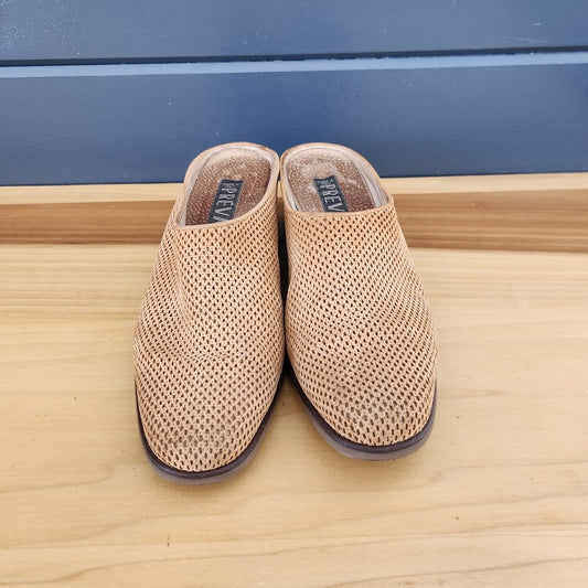 Vintage Prevata Tan Mules