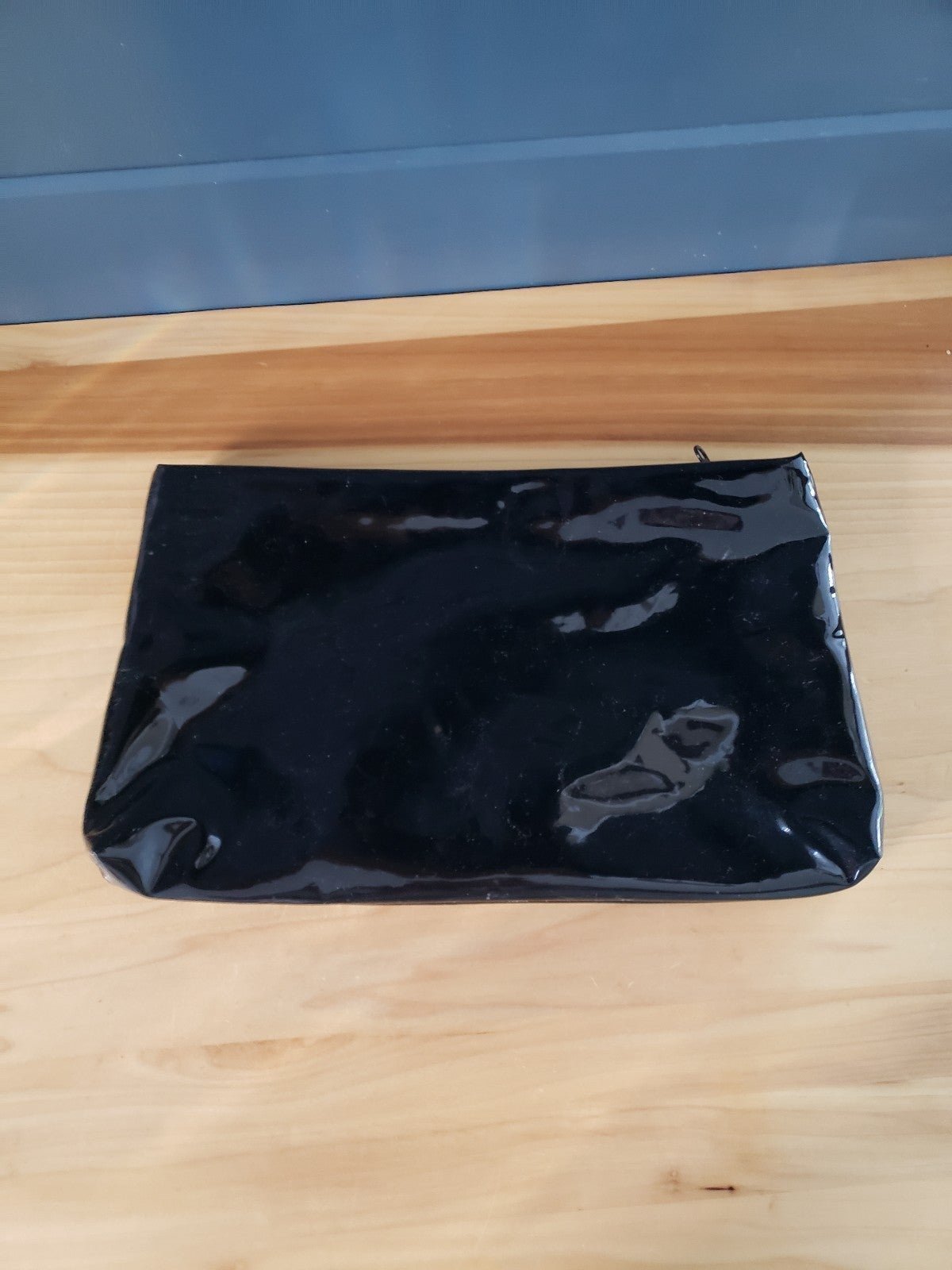 Vintage 80s Faux Patent Leather Bag