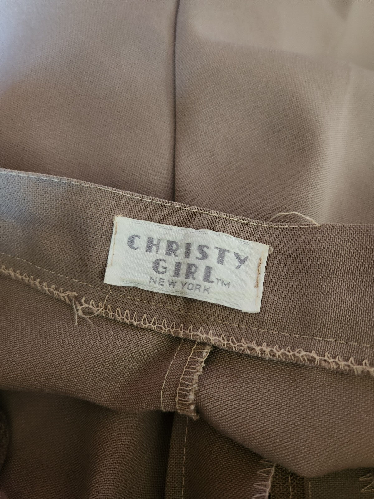 80s Khaki Pleated Trousers