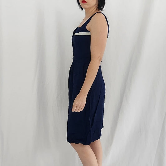 50s/60s Hand Made Blue Sundress
