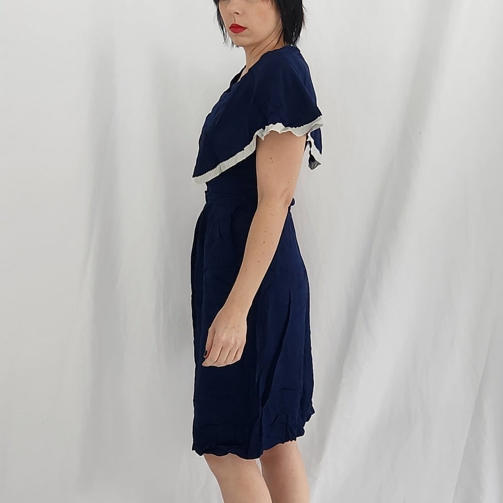 50s/60s Hand Made Blue Sundress