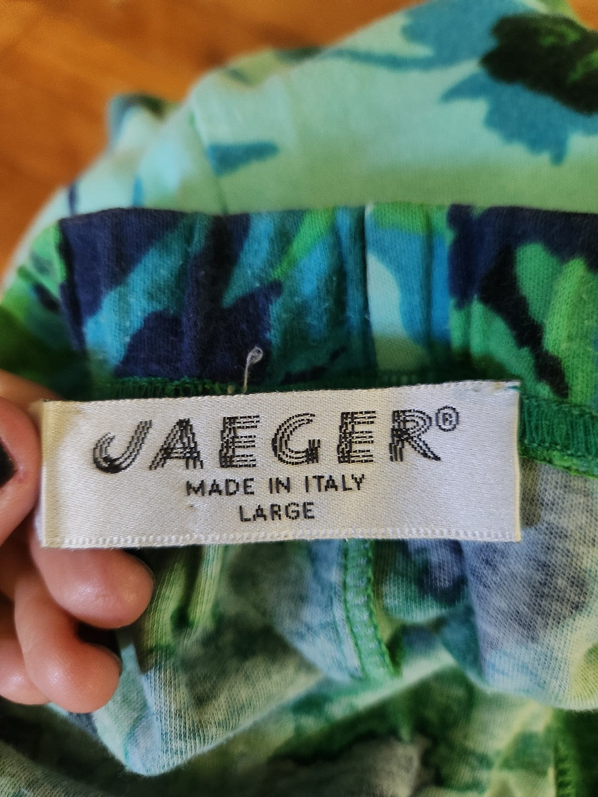 90s Green and Blue Pull On Shorts