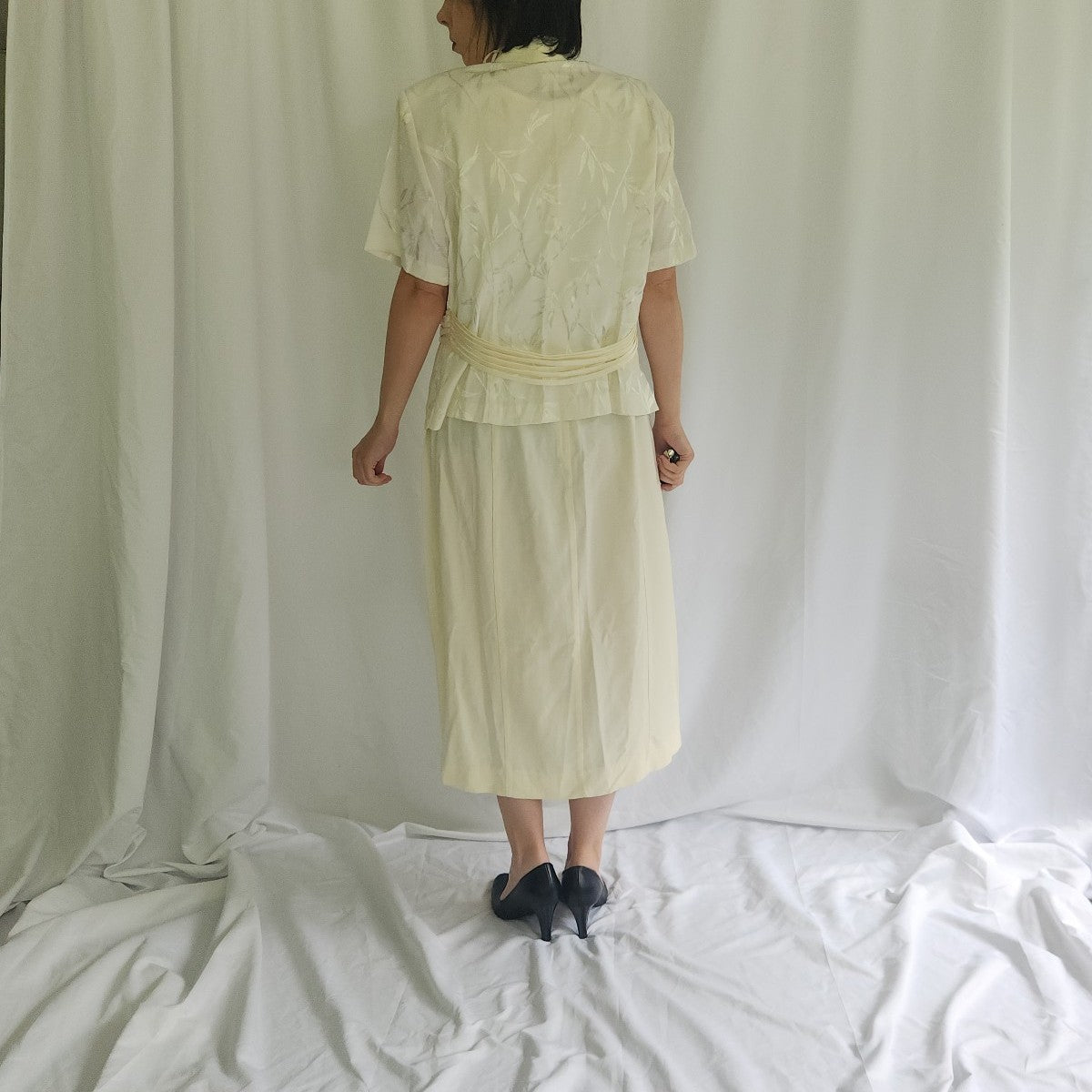 90s Ivory Dress and Jacket