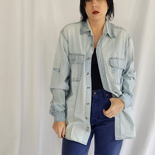 Chambray Button Down Shirt