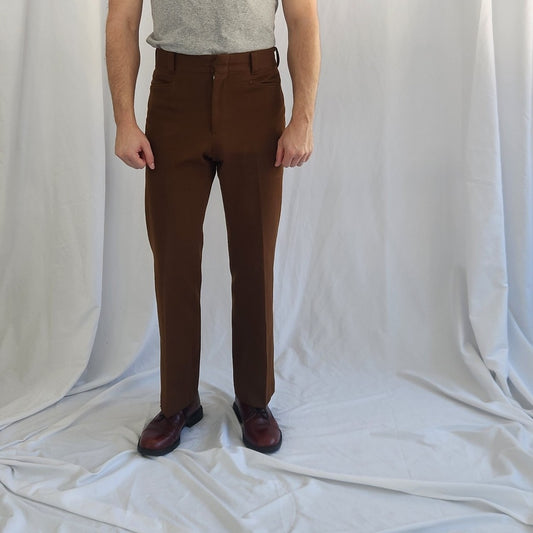 70s/80s Levi's Panatela Brown Trousers