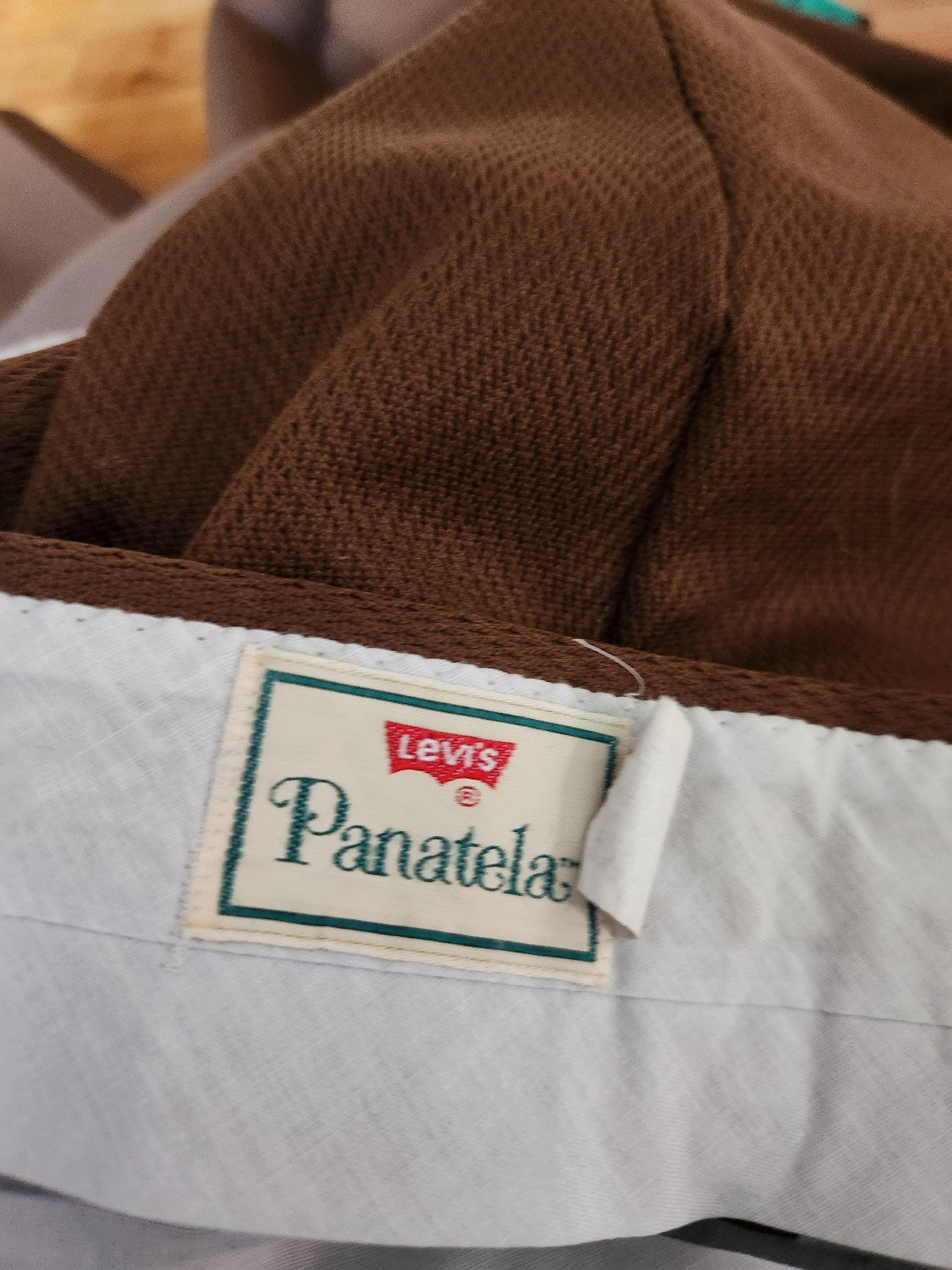 70s/80s Levi's Panatela Brown Trousers