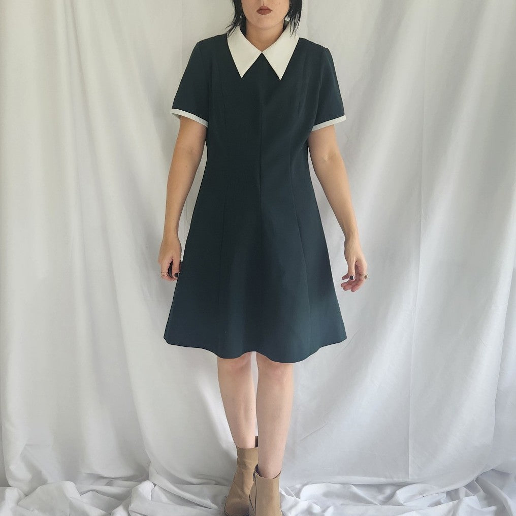 70s Forest Green Dress