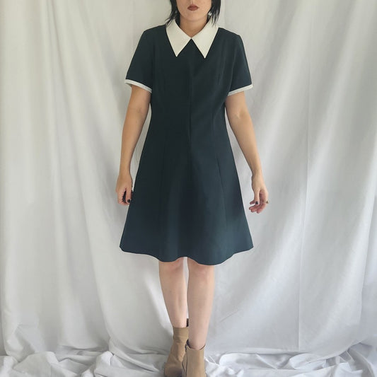 70s Forest Green Dress