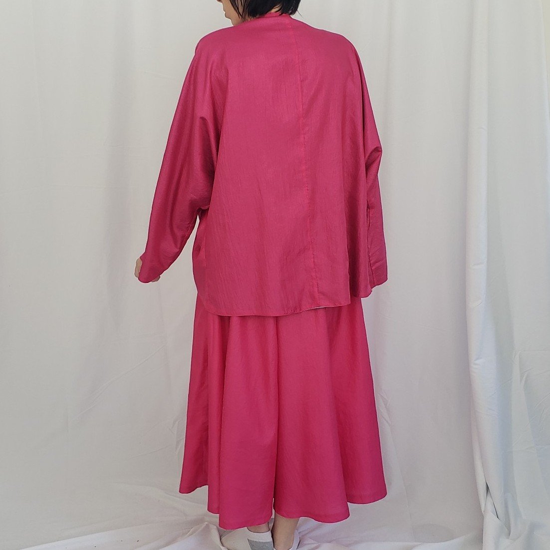 90s Pink Skirt and Jacket Set