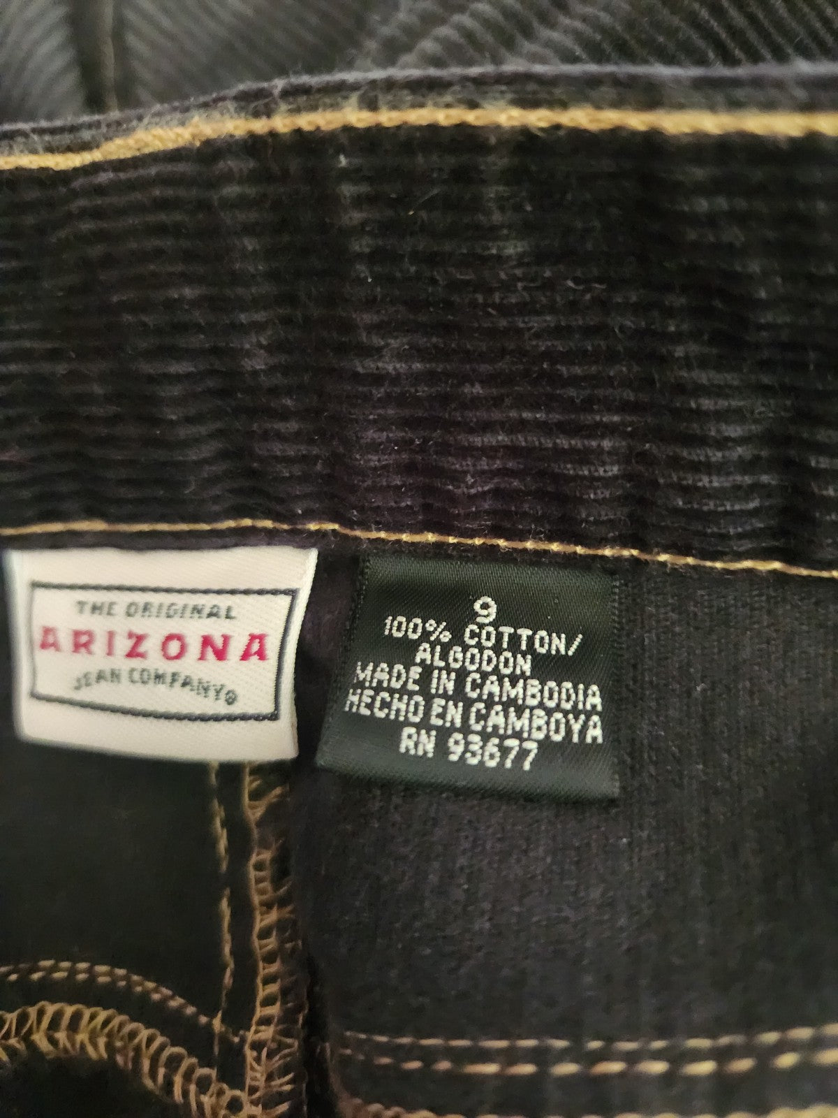 Y2K Black Corduroy Mini Skirt